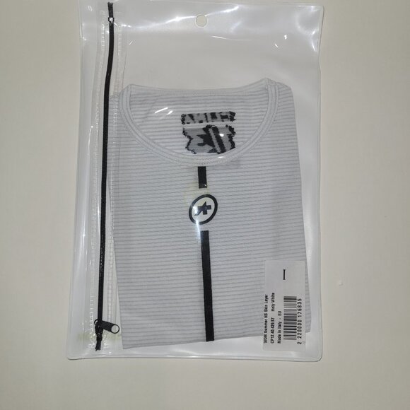 Assos Women's Summer NS Skin Layer size 1 NEW Retail $90 Holy White - Picture 3 of 6